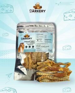 Dehydrated Chicken Cheese Jerkies