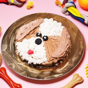 Regular Dog face cake