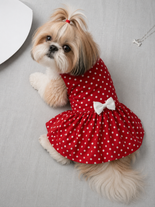 Red Polka Frock