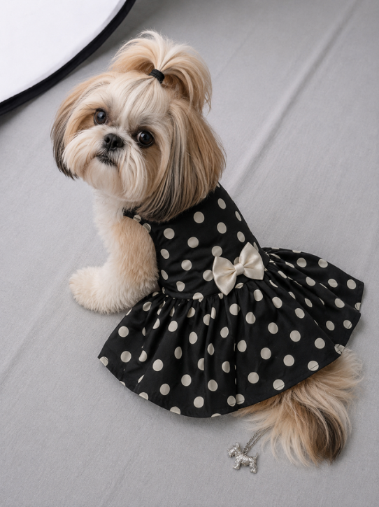 Black Polka Frock