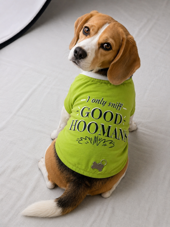 Green - Word Print T shirt