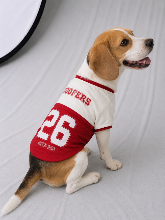 Red & White T shirt