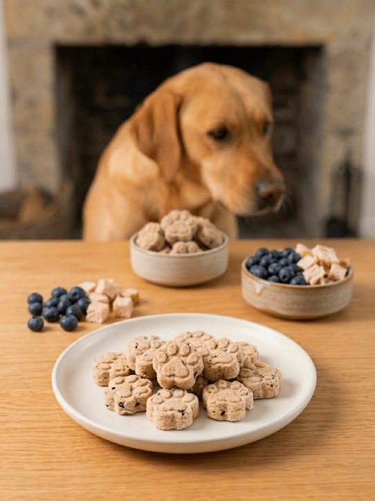 Chicken & Any Flavour Name Customised Bites Dehydrated Non-Veg Cookies