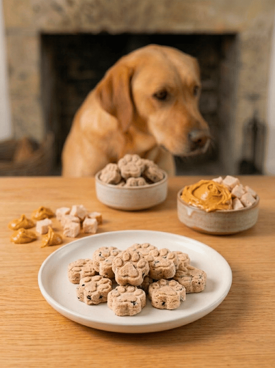 Chicken & Peanut Butter Bites Dehydrated Non-Veg Cookies