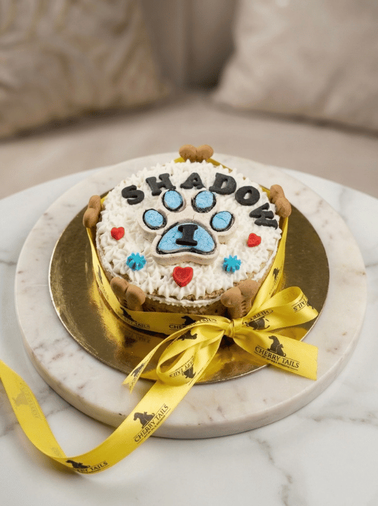 Round Paw Cake