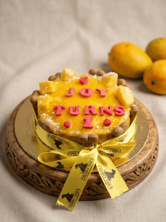 Seasonal Fruit Cake With Bone Biscuits