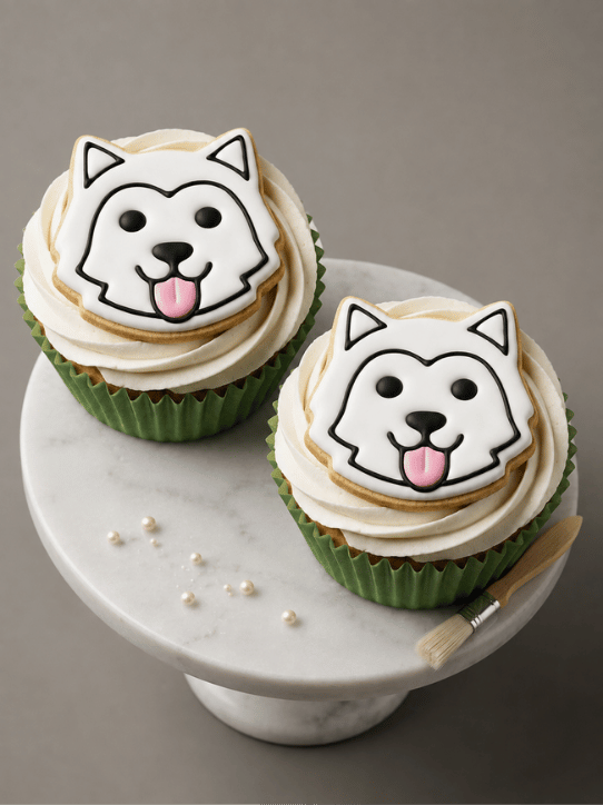 Combo of Two Pupcakes [Dog Face & Age]